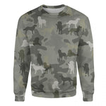 Flat-coated Retriever - Camo - Premium Sweater