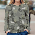 Flat-coated Retriever - Camo - Premium Sweater