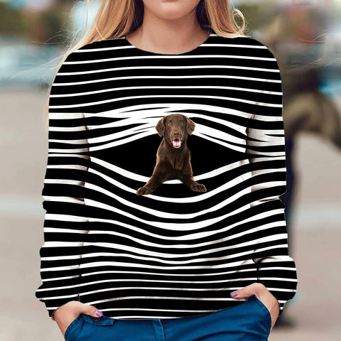 Flat Coated Retriever - Stripe - Premium Sweater