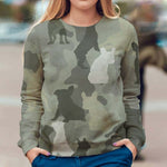 French Bulldog - Camo - Premium Sweater