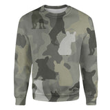 French Bulldog - Camo - Premium Sweater