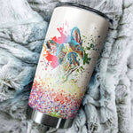 French Bulldog Art Color Tumbler Cup