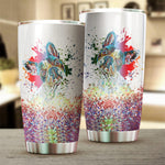 French Bulldog Art Color Tumbler Cup