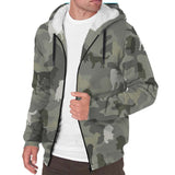 German Longhaired Pointer Camo Fleece Hoodie