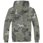 German Pinscher Camo Fleece Hoodie