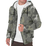 German Pinscher Camo Fleece Hoodie