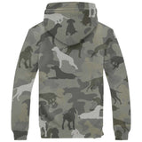 German Shorthaired Pointer Camo Fleece Hoodie