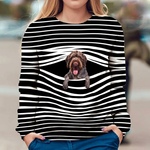 German Wirehaired Pointer - Stripe - Premium Sweater