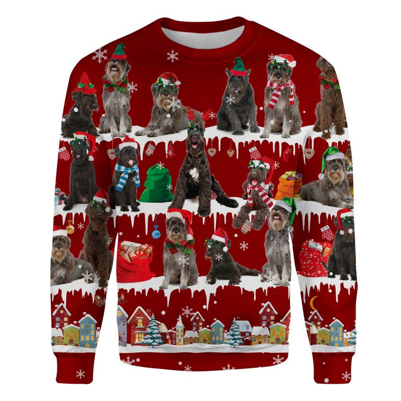 Giant Schnauzer - Snow Christmas - Premium Sweater