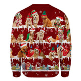 Goldendoodle - Snow Christmas - Premium Sweater