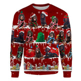 Gordon Setter - Snow Christmas - Premium Sweater