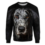 Great Dane - Face Hair - Premium Sweater