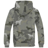 Greater Swiss Mountain Dog Camo Fleece Hoodie