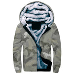 Greater Swiss Mountain Dog Camo Fleece Hoodie