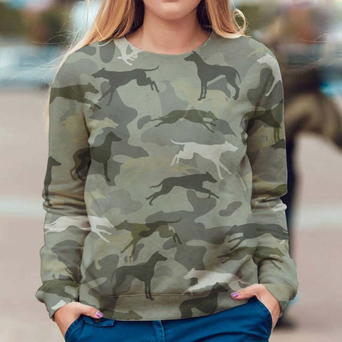 Greyhound - Camo - Premium Sweater