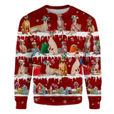 Greyhound - Snow Christmas - Premium Sweater