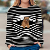 Brussels Griffon - Stripe - Premium Sweater