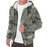 Groenendael Dog Camo Fleece Hoodie