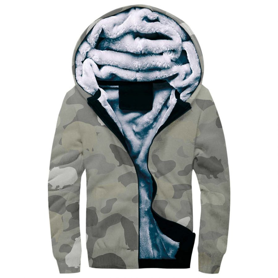 Guinea Pig Camo Fleece Hoodie