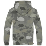 Hamster Camo Fleece Hoodie