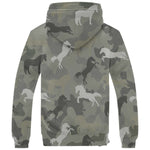 Horse Camo Fleece Hoodie