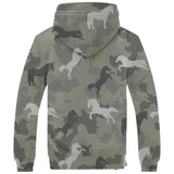 Horse Camo Fleece Hoodie