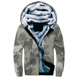 Husky Camo Fleece Hoodie