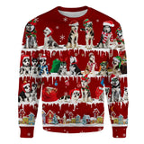 Husky - Snow Christmas - Premium Sweater