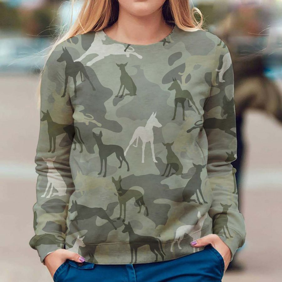 Ibizan Hound - Camo - Premium Sweater