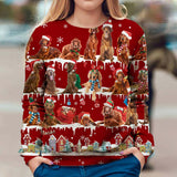 Irish Setter - Snow Christmas - Premium Sweater