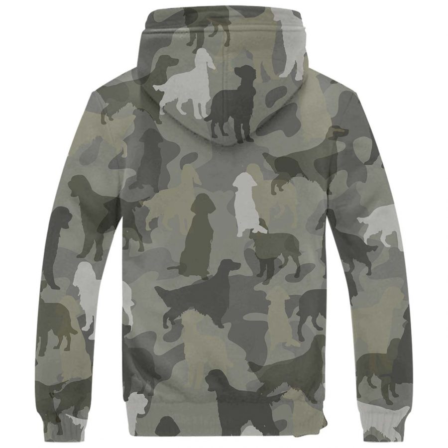 Irish Setter Camo Fleece Hoodie