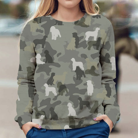 Irish Water Spaniel - Camo - Premium Sweater