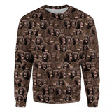 Irish Water Spaniel - Full Face - Premium Sweater