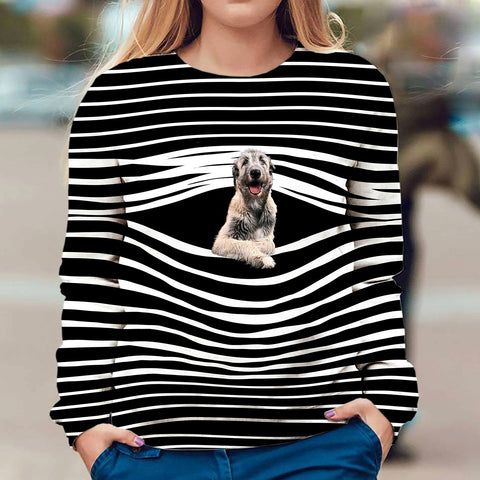 Irish Wolfhound - Stripe - Premium Sweater