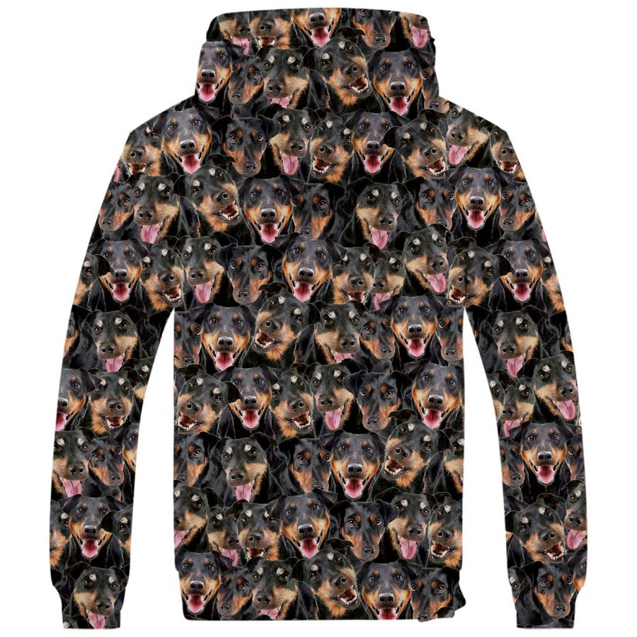 Jagdterrier Full Face Fleece Hoodie