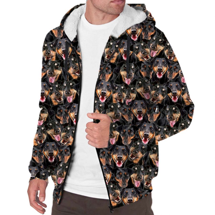 Jagdterrier Full Face Fleece Hoodie