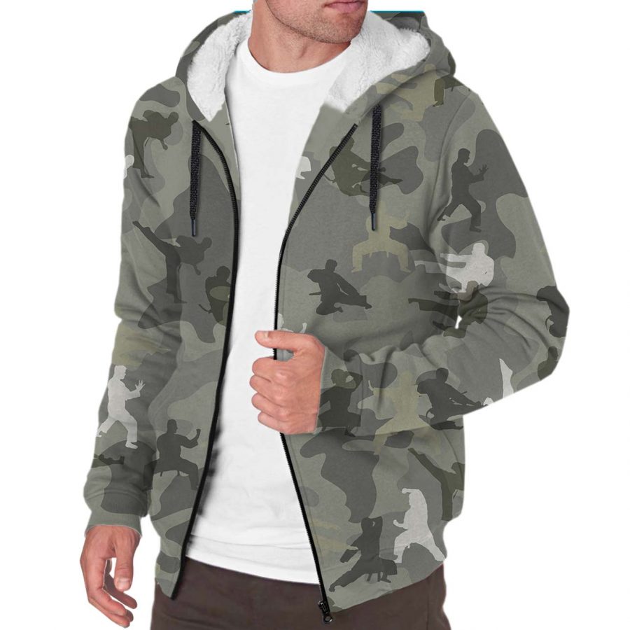 Karate Camo Fleece Hoodie