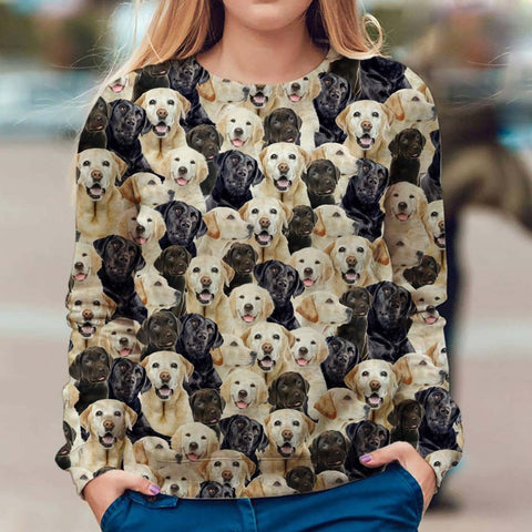 Labrador Retriever - Full Face - Premium Sweater