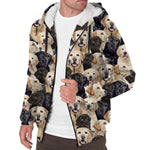 Labrador Retriever Full Face Fleece Hoodie