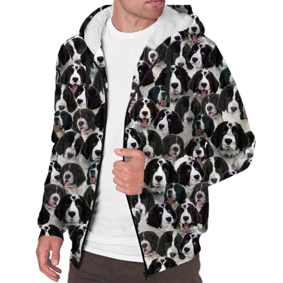 Landseer Full Face Fleece Hoodie