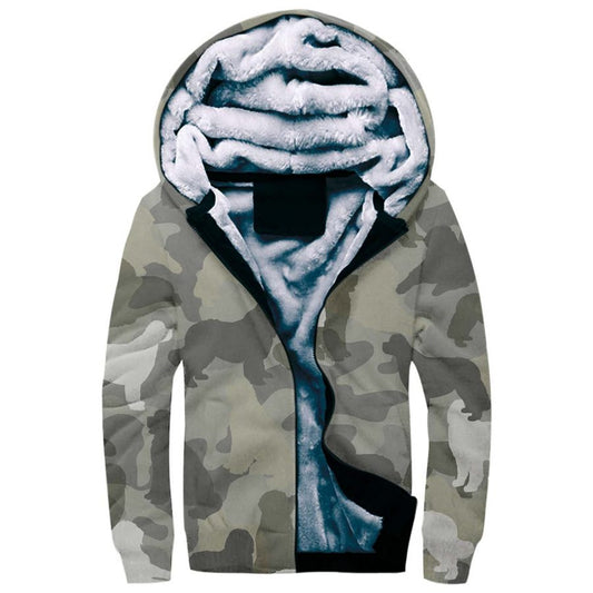 Landseer Camo Fleece Hoodie