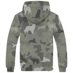 Leonberger Camo Fleece Hoodie