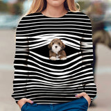 Lhasa Apso - Stripe - Premium Sweater