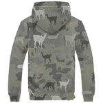 Llama Camo Fleece Hoodie