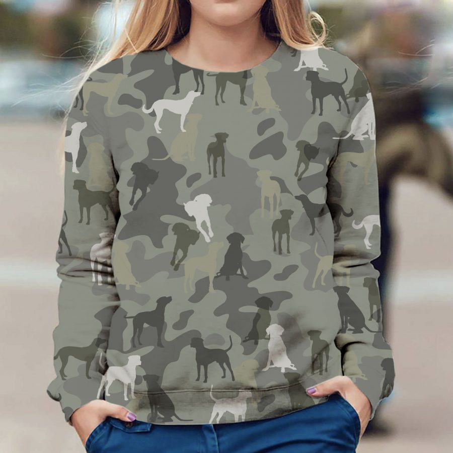 Catahoula Leopard Dog - Camo - Premium Sweater