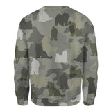 Maltese - Camo - Premium Sweater