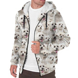 Maltese Full Face Fleece Hoodie