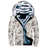 Maltese Full Face Fleece Hoodie