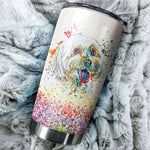 Maltese Art Color Tumbler Cup