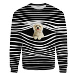 Maltese - Stripe - Premium Sweater